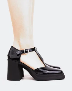 Women L'INTERVALLE Navona Black Naplack