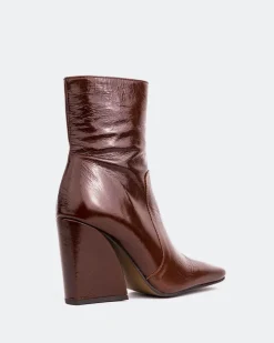 Women L'INTERVALLE Nazaire Chestnut Leather
