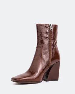 Women L'INTERVALLE Nazaire Chestnut Leather