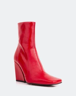 Women L'INTERVALLE Nazaire Red Leather
