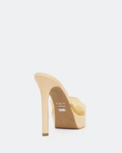 Women L'INTERVALLE Nene, Tan Clear/Vinyl Ocre
