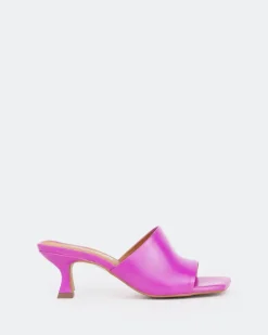 Women L'INTERVALLE Neptune Purple Leather/Cuir Violet