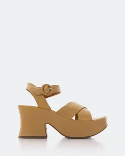 Women L'INTERVALLE Nerissa Camel Leather