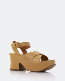 Women L'INTERVALLE Nerissa Camel Leather