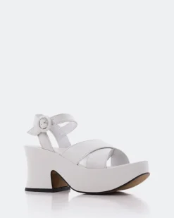 Women L'INTERVALLE Nerissa White Leather