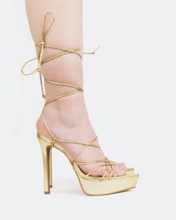 Women L'INTERVALLE Nevis Gold Metal