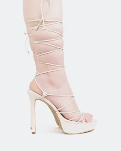 Women L'INTERVALLE Nevis Off White Leather