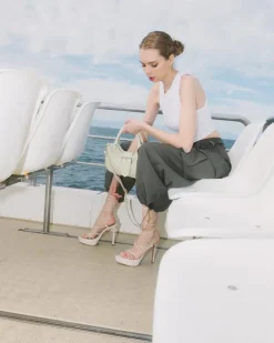Women L'INTERVALLE Nevis Off White Leather