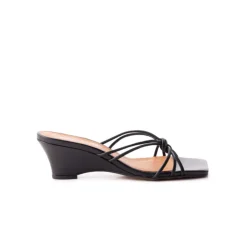 Women L'INTERVALLE Nidia Black Leather