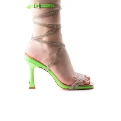 Women L'INTERVALLE Nifida Green Neon Leather