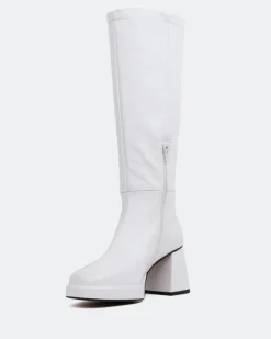 Women L'INTERVALLE Normandy White Naplack