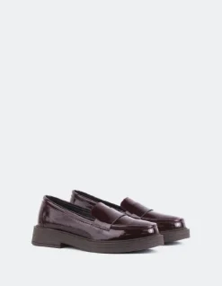 Women L'INTERVALLE Novee Burgundy Patent