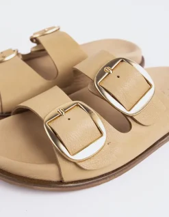 Women L'INTERVALLE Odalisque Camel Leather