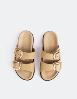 Women L'INTERVALLE Odalisque Camel Leather