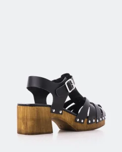 Women L'INTERVALLE Oline Black Leather