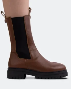 Women L'INTERVALLE Ollan Cognac Leather