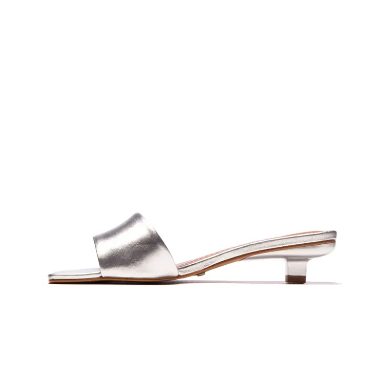 Women L'INTERVALLE Omnia Silver Metallic