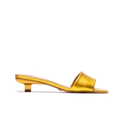 Women L'INTERVALLE Omnia Yellow Metallic