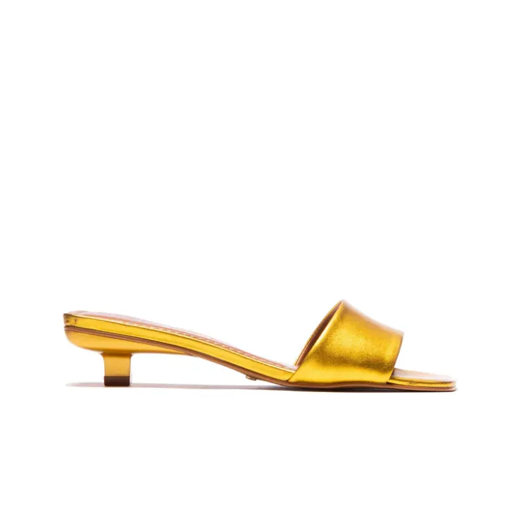 Women L'INTERVALLE Omnia Yellow Metallic