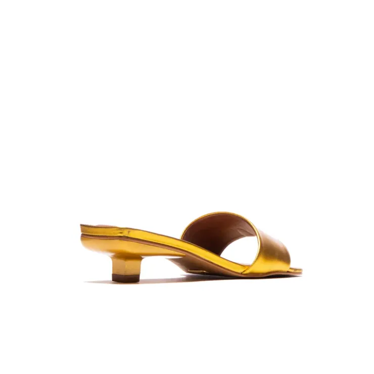 Women L'INTERVALLE Omnia Yellow Metallic