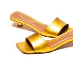 Women L'INTERVALLE Omnia Yellow Metallic