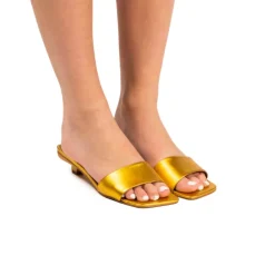 Women L'INTERVALLE Omnia Yellow Metallic