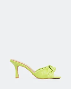 Women L'INTERVALLE Opalia Green Leather