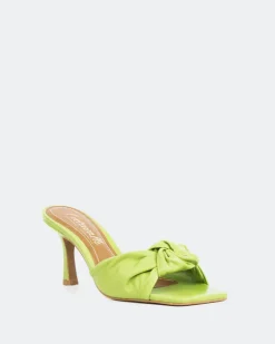Women L'INTERVALLE Opalia Green Leather