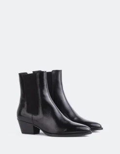 Women L'INTERVALLE Orsogna Black Leather