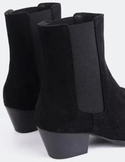 Women L'INTERVALLE Orsogna Black Suede