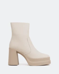 Women L'INTERVALLE Padua Off White Leather