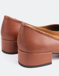 Women L'INTERVALLE Paisley Tan Vintage Leather