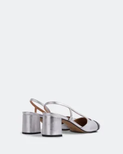 Women L'INTERVALLE Palar Silver Metallic Leather