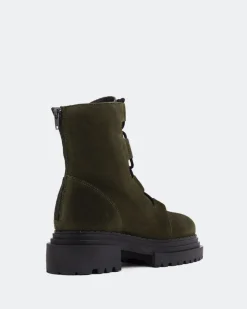 Women L'INTERVALLE Pantone Khaki Suede