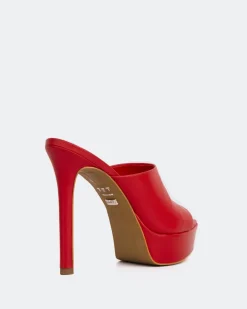 Women L'INTERVALLE Paraga Red Leather