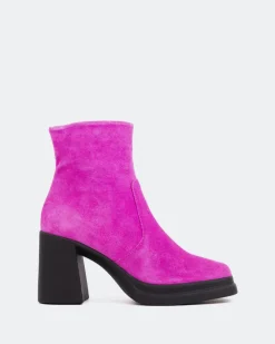 Women L'INTERVALLE Parma Fuchsia Suede