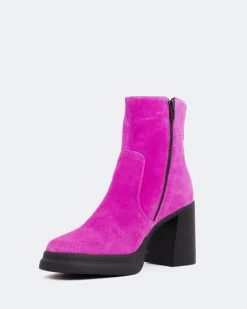 Women L'INTERVALLE Parma Fuchsia Suede