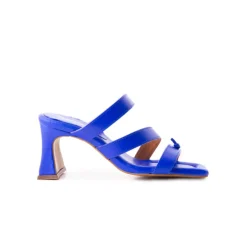 Women L'INTERVALLE Paseo Royal Blue Leather