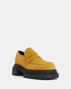 Women L'INTERVALLE Patio Camel Suede