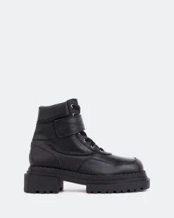 Women L'INTERVALLE Peline Black Leather