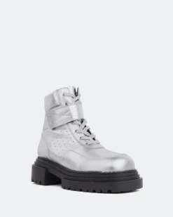 Women L'INTERVALLE Peline Silver Leather