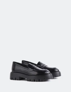 Women L'INTERVALLE Pesaro Black Leather