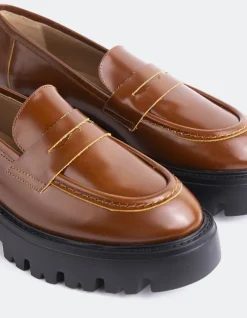 Women L'INTERVALLE Pesaro Tan Leather
