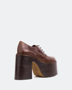 Women L'INTERVALLE Phineas Chestnut Leather