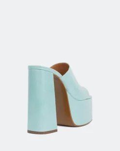 Women L'INTERVALLE Piccioli Blue Leather