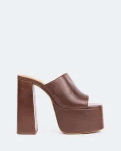 Women L'INTERVALLE Piccioli Chestnut Leather
