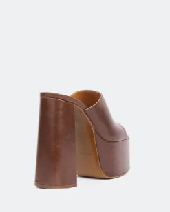 Women L'INTERVALLE Piccioli Chestnut Leather