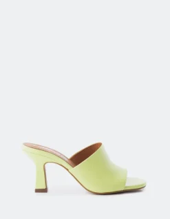 Women L'INTERVALLE Pinto Green Leather