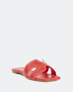 Women L'INTERVALLE Placida Red Leather