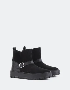 Women L'INTERVALLE Plorin Black Suede